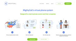 Desktop Screenshot of mightycall.com